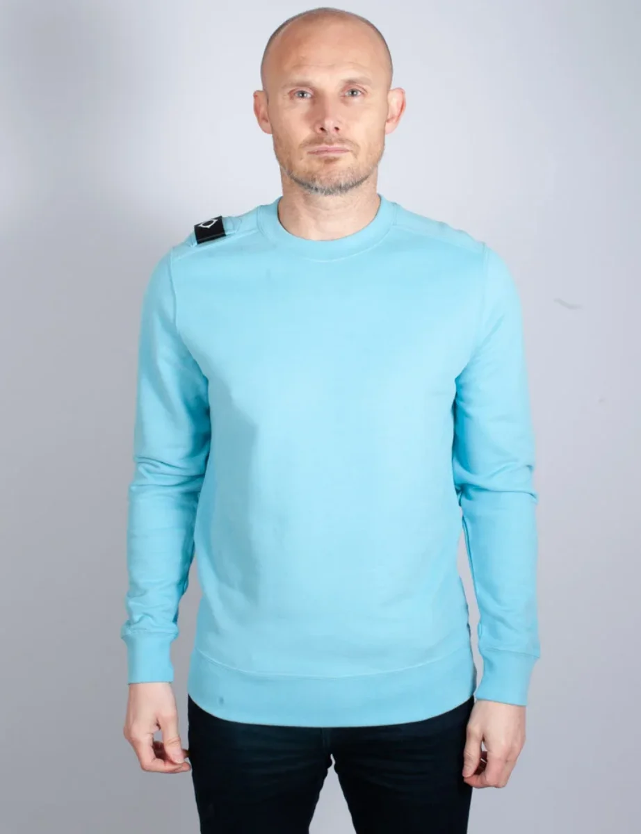 MA Strum Core Crew Neck Sweater | Sea Blue