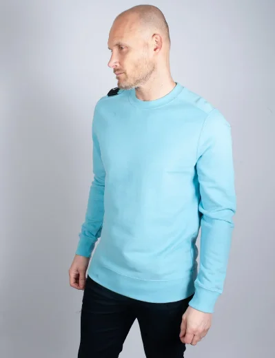 MA Strum Core Crew Neck Sweater | Sea Blue
