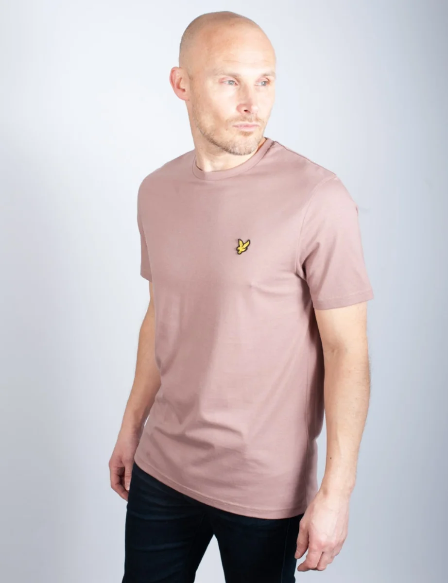 Lyle & Scott Organic Cotton Plain T-Shirt | Hutton Pink