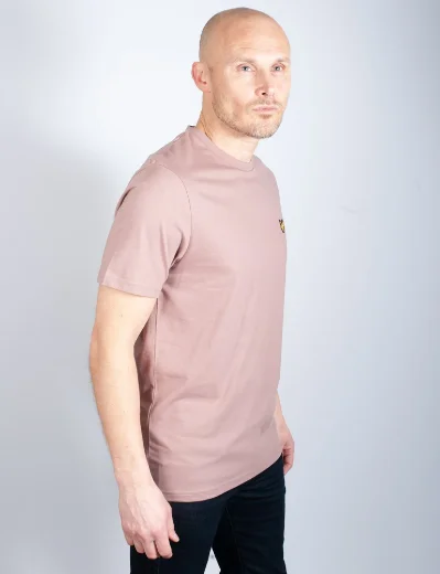 Lyle & Scott Organic Cotton Plain T-Shirt | Hutton Pink