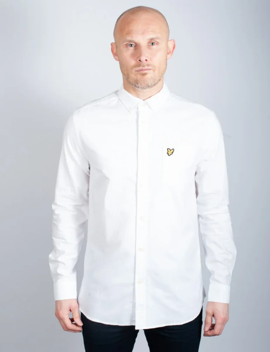 Lyle & Scott Regular Fit Oxford Shirt | White