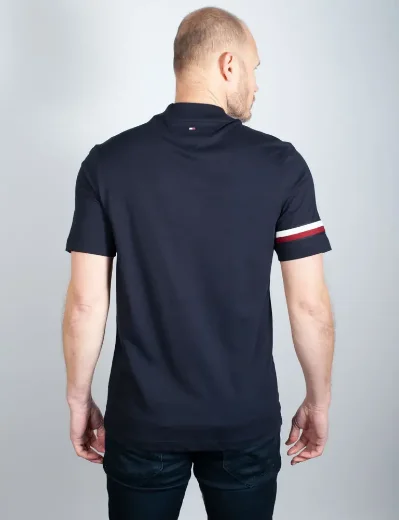 Tommy Hilfiger Signature Tape T-Shirt | Navy