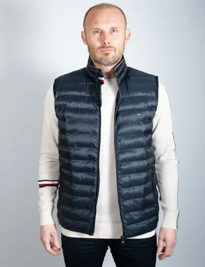 Tommy Hilfiger Packable Core Quilted Gilet | Navy