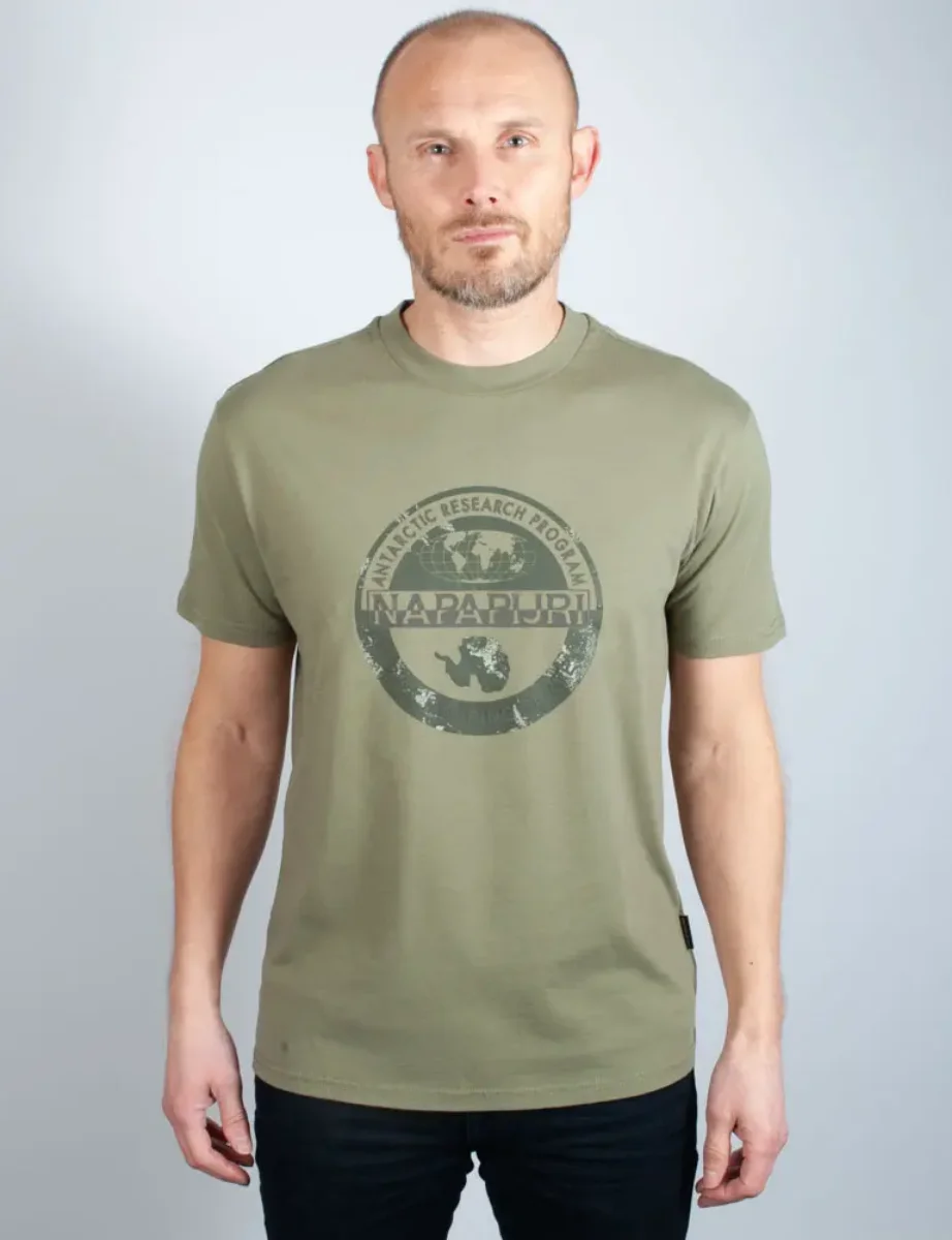 Napapijri S-Bollo Logo T-Shirt | Green