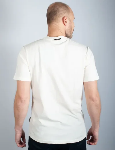 Napapijri Macas Short Sleeve T-Shirt | White Whisper