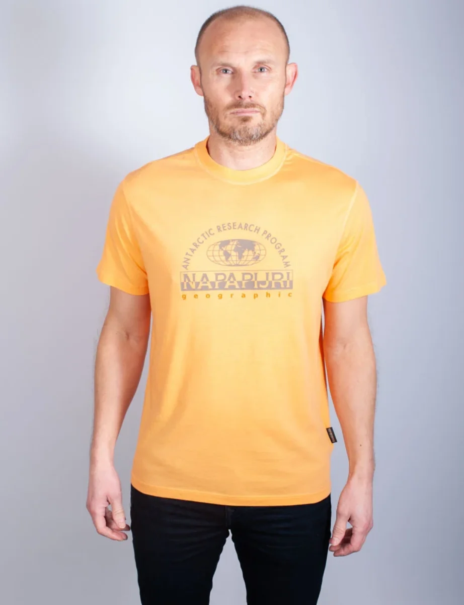 Napapijri Macas Short Sleeve T-Shirt | Orange