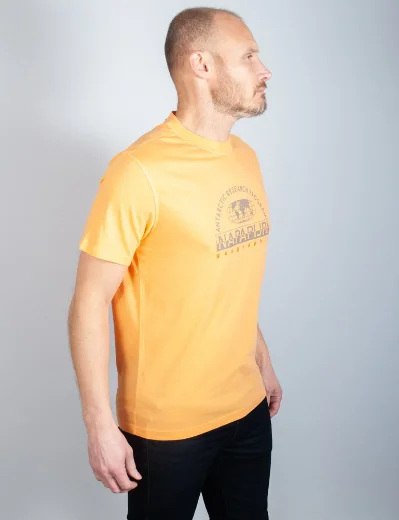 Napapijri Macas Short Sleeve T-Shirt | Orange