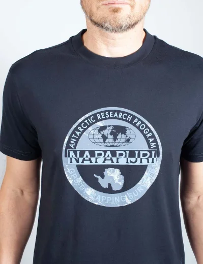 Napapijri S-Bollo Logo T-Shirt | Navy