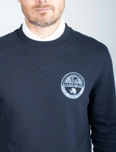 Napapijri Bollo Logo Sweatshirt | Navy