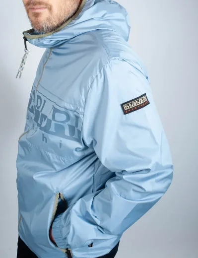 Napapijri Raymi Full Zip Short Jacket | Light Blue