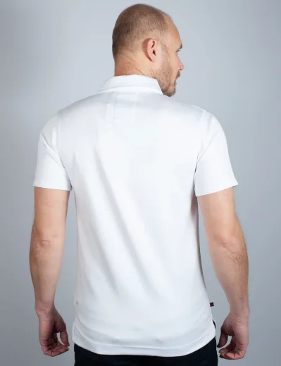Luke Breathtaking Polo Shirt | White