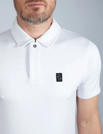 Luke Breathtaking Polo Shirt | White