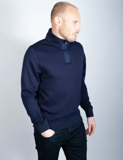 Luke Mainline Full Hardy Sweatshirt | Navy