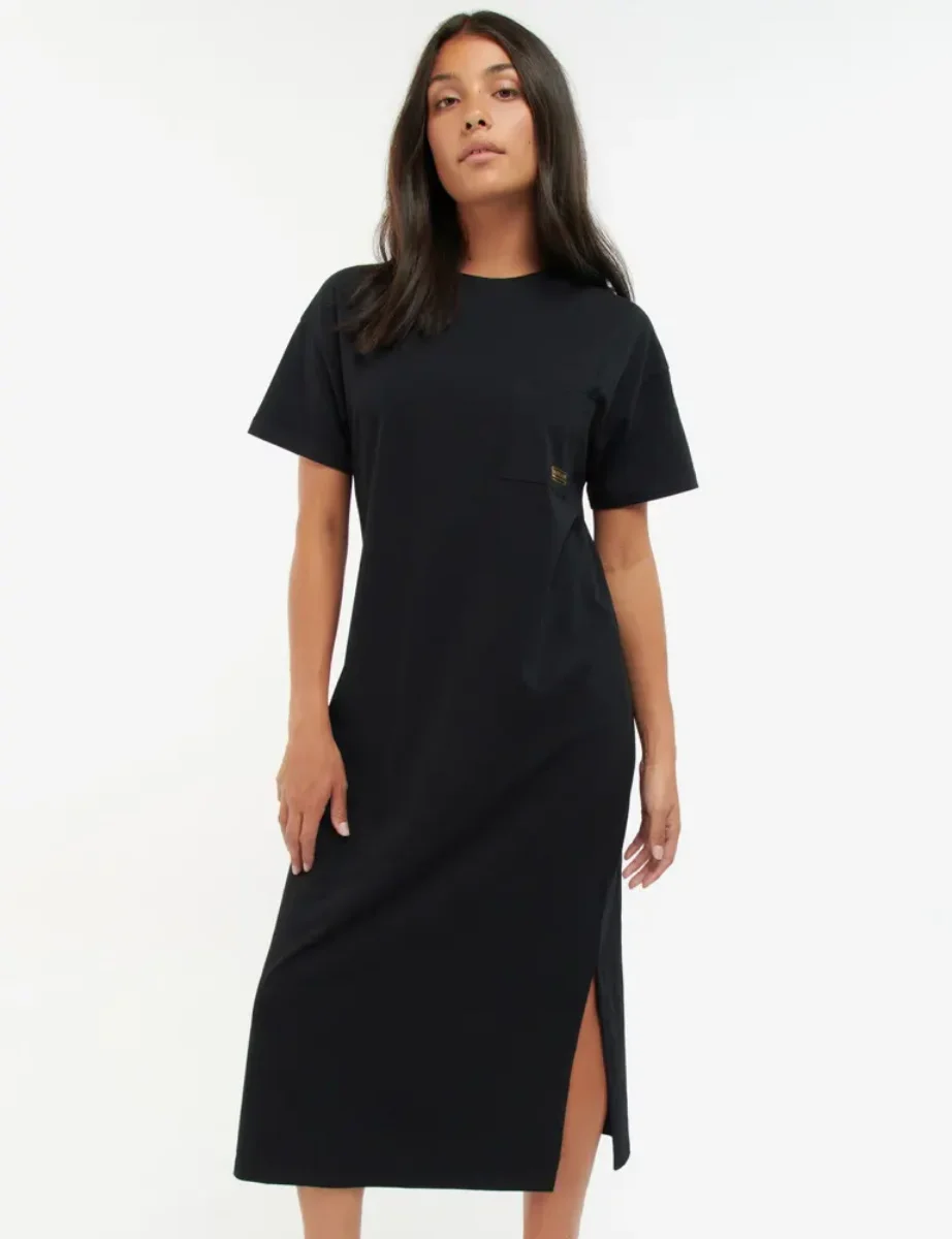 Barbour Intl Womens Reign T-Shirt Dress | Black
