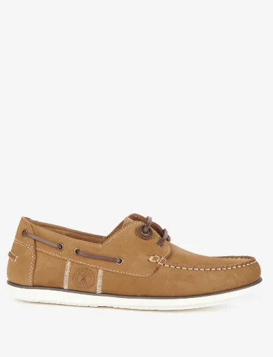 Barbour Wake Boat Shoe | Russet