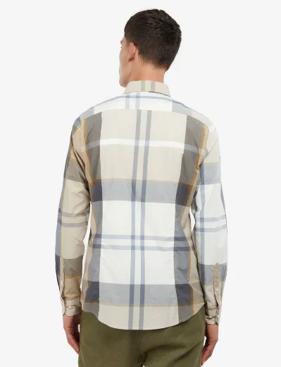 Barbour Harris Tailored Fit Check Shirt | Amble Sand Tartan