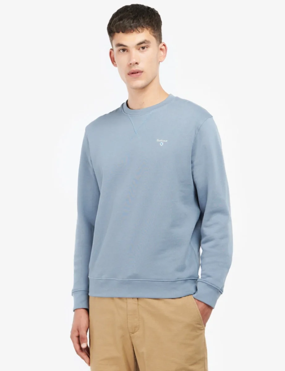 Barbour Ridsdale Crew Neck Sweater | Washed Blue
