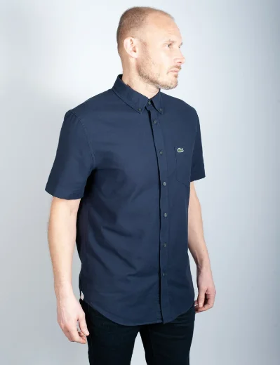 Lacoste Regular Fit Cotton Shirt | Navy
