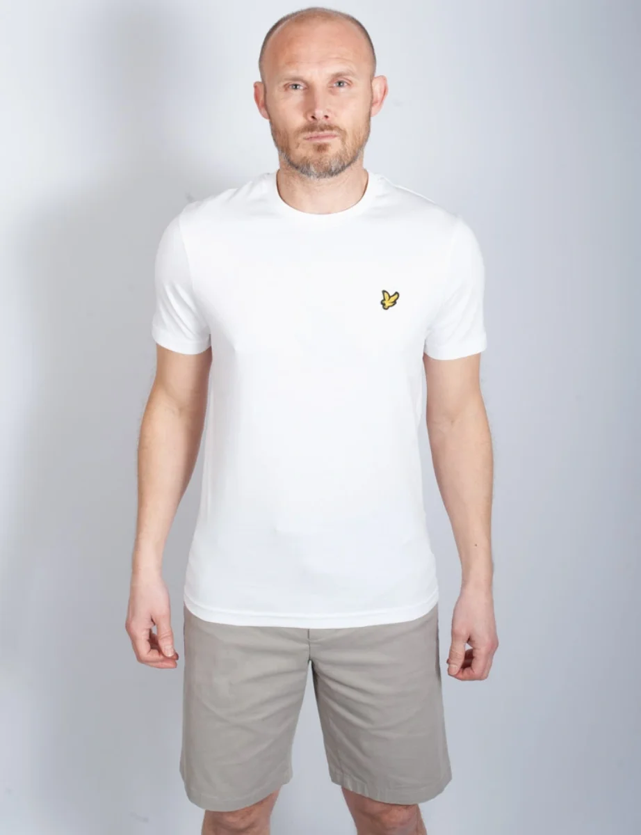 Lyle & Scott Organic Cotton Plain T-Shirt | White