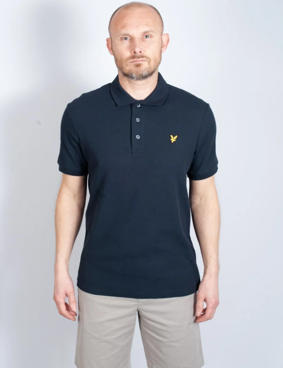 Lyle & Scott Milano Trim Polo Shirt | Navy