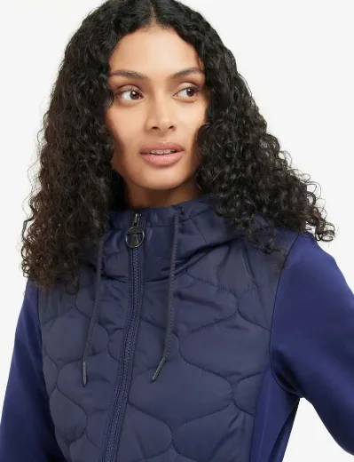 Barbour Womens Kendra Quilted Sweat | Dark Blue