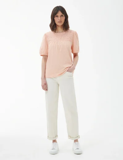 Barbour Pearl Top | Light Peach