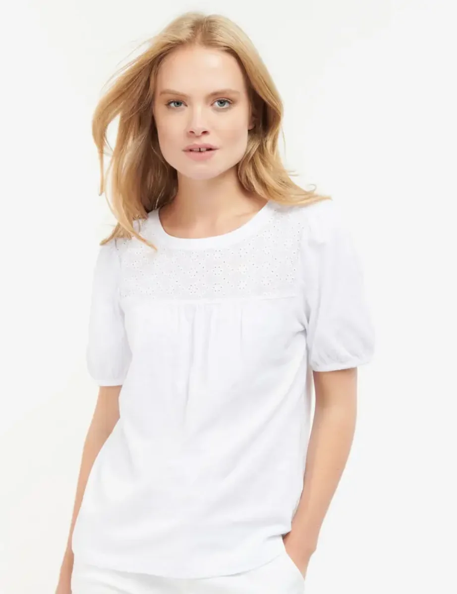 Barbour Pearl Top | White