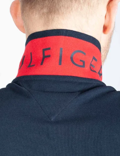 Tommy Hilfiger Under Collar Logo Regular Fit Polo | Navy