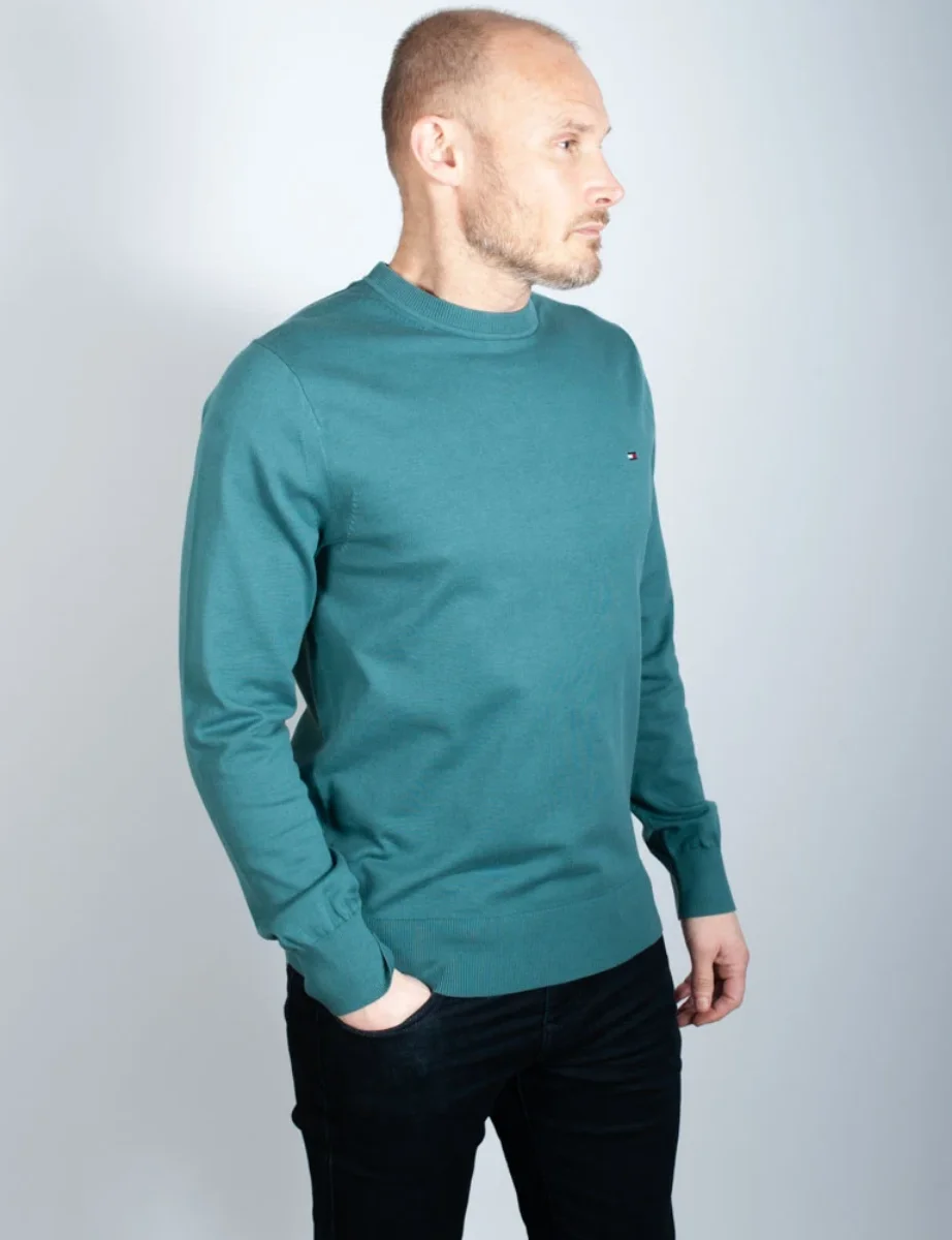 Tommy Hilfiger 1985 Crew Neck Sweater | Frosted Green