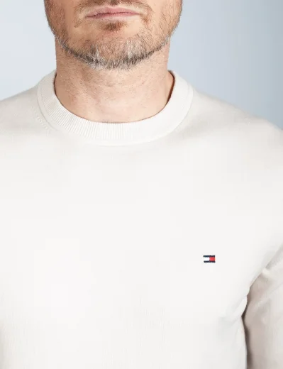 Tommy Hilfiger 1985 Crew Neck Sweater | Weathered White