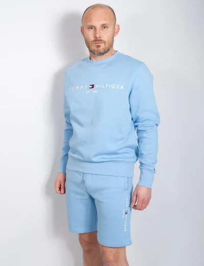 Tommy Hilfiger Logo Sweat Short | Vessel Blue