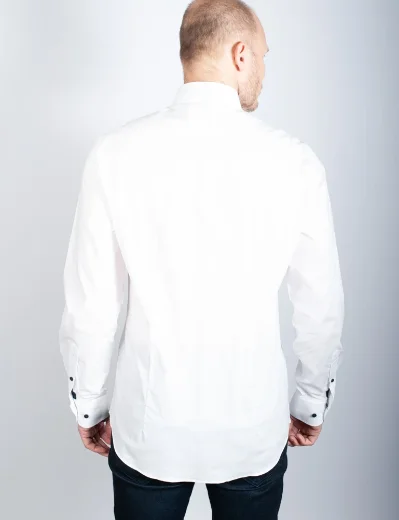 Tommy Hilfiger Stretch Poplin Slim Fit Shirt | White