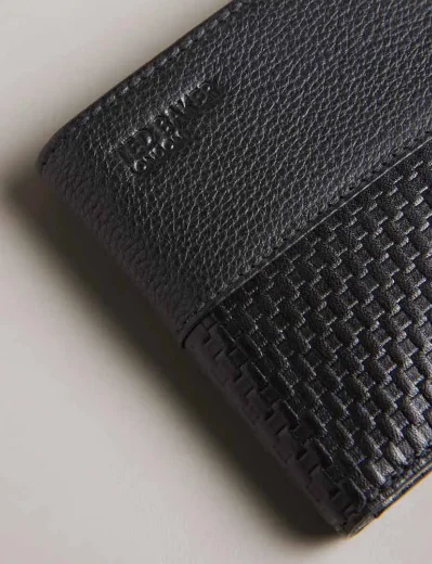 Ted Baker ROMUL Textured Leather Wallet | Black