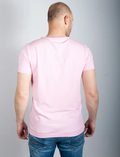 Tommy Hilfiger Stretch Slim Fit T-Shirt | Iconic Pink