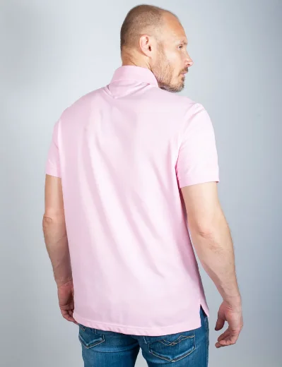 Tommy Hilfiger 1985 Regular Flex Polo Shirt | Iconic Pink