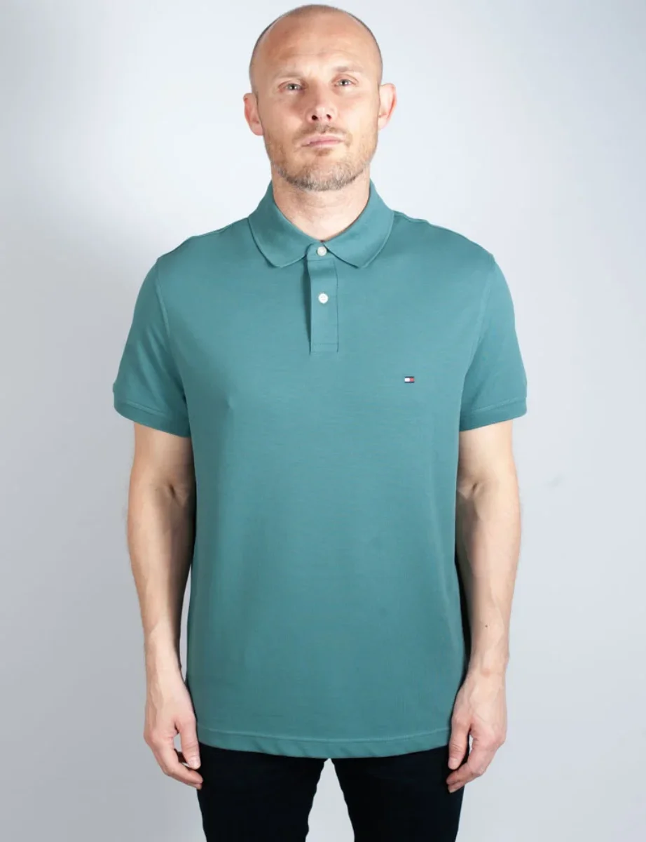 Tommy Hilfiger 1985 Regular Flex Polo Shirt | Frosted Green