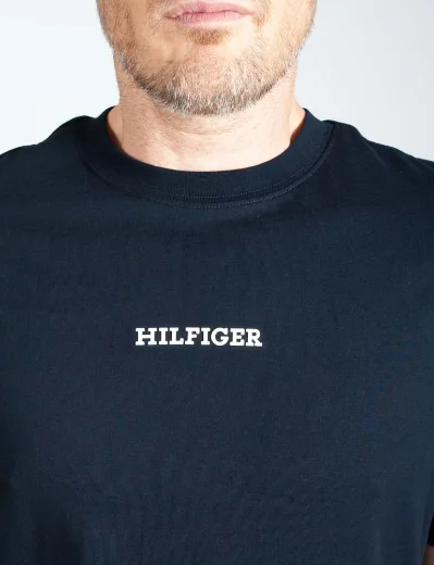 Tommy Hilfiger Monotype Small Logo T-Shirt | Navy