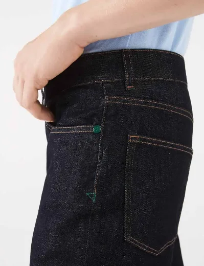Lacoste Slim Fit Stretch Cotton Denim Jean | Rinse