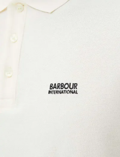 Barbour Intl Metropolis Polo Shirt | Whisper White