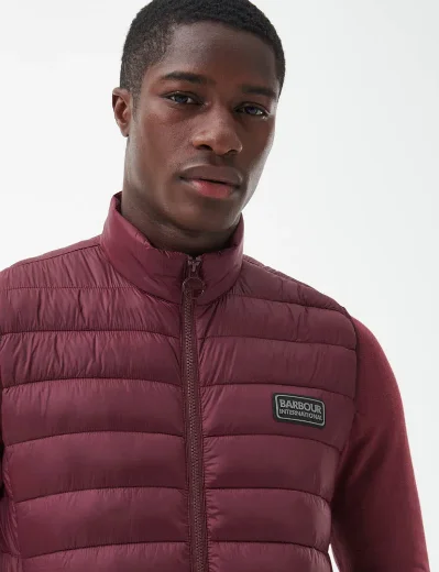 Barbour Intl Tourer Reed Gilet | Bordeaux