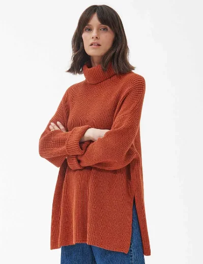 Barbour Women's Stitch Cape | Spiced Pumpkin