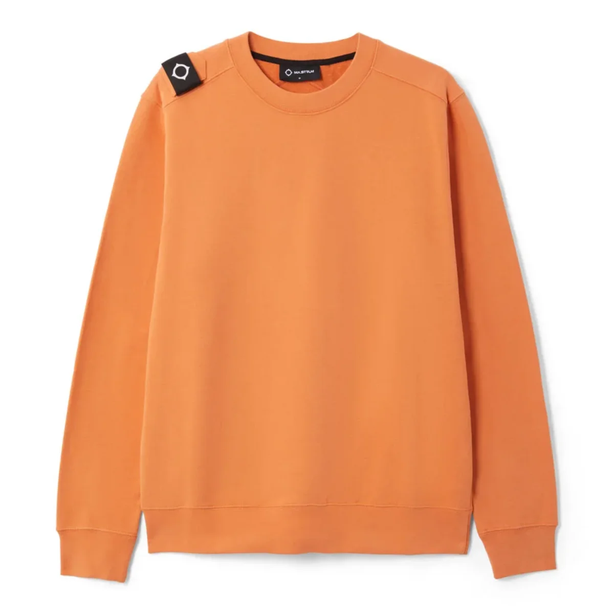 MA STRUM Core Crew Neck Sweater | Coral Gold