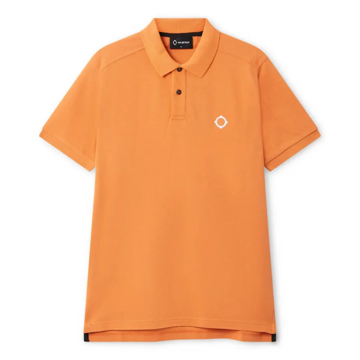 MA Strum Short Sleeve Pique Polo Shirt | Coral Gold