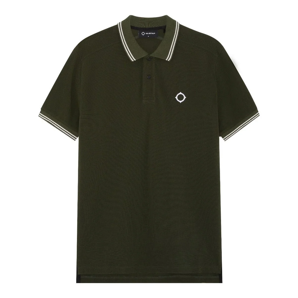 MA Strum Double Tipped SS Polo Shirt | Oil Slick