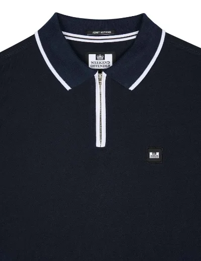 Weekend Offender Shore Polo Shirt | Navy