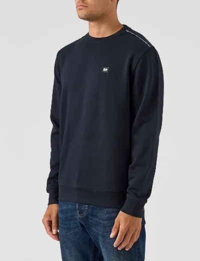 Weekend Offender Vega Sweatshirt | Navy / Blue Check