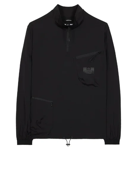 Weekend Offender New Nunez Half Zip Technical Over Top | Black Weekend Offender New Nunez Half Zip Technical Over Top | Black