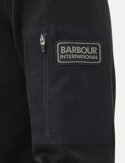 Barbour Intl Breaker Long Sleeve Polo Shirt | Black