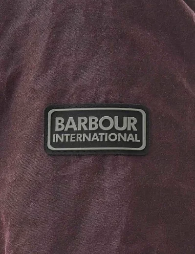 Barbour Intl Lutron Harrington Wax Jacket | Bordeaux