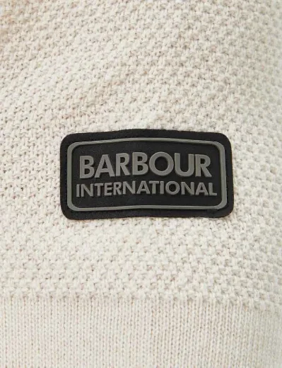 Barbour Intl Timer Turtleneck Jumper | Whisper White